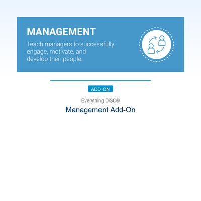Everything DiSC Management Add-On Experience