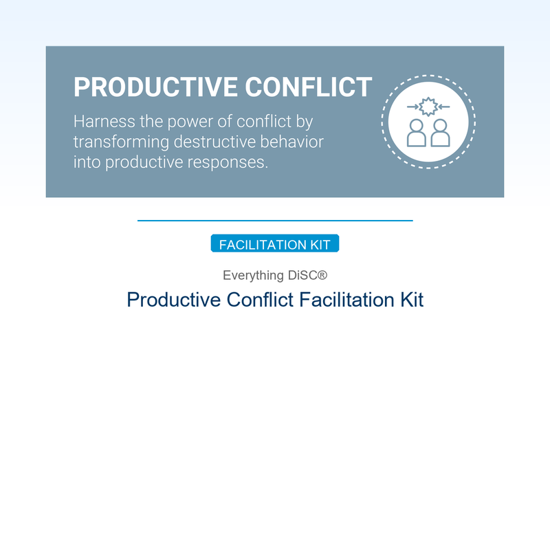 Everything DiSC Productive Conflict Downloadable Facilitation Kit